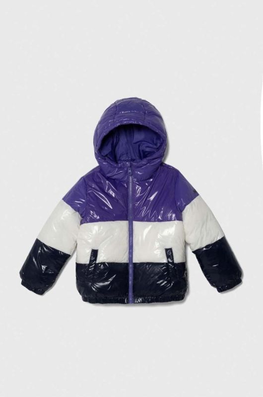 Дитяча куртка United Colors of Benetton колір фіолетовий (3515556)