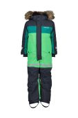 Дитячий зимовий комбінезон Didriksons BJ?RVEN KDS COVER колір зелений