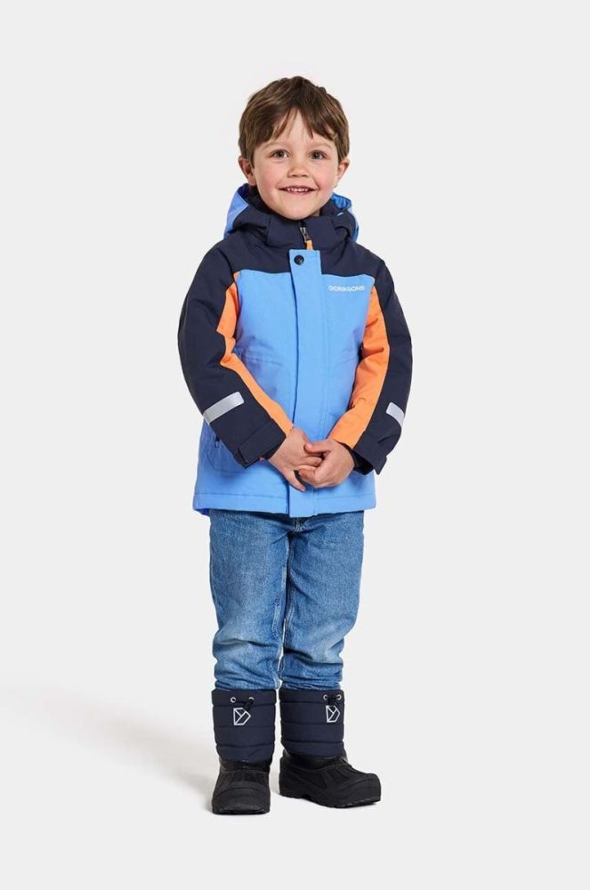 Дитяча зимова куртка Didriksons NEPTUN KIDS JKT колір блакитний (3608008) фото 4