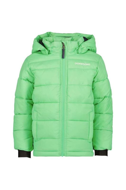 Дитяча зимова куртка Didriksons RODI KIDS JACKET колір зелений фото 2