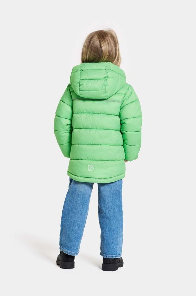 Дитяча зимова куртка Didriksons RODI KIDS JACKET колір зелений фото 6