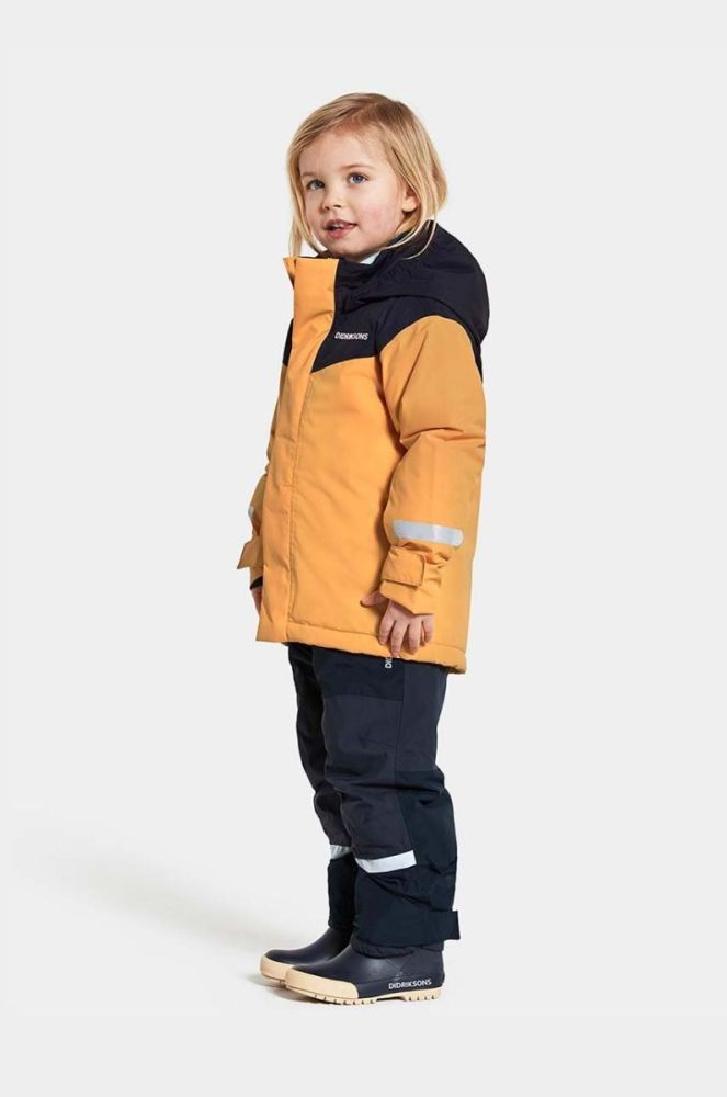 Дитячий зимовий комбінезон Didriksons SKARE KIDS SET колір жовтий фото 8