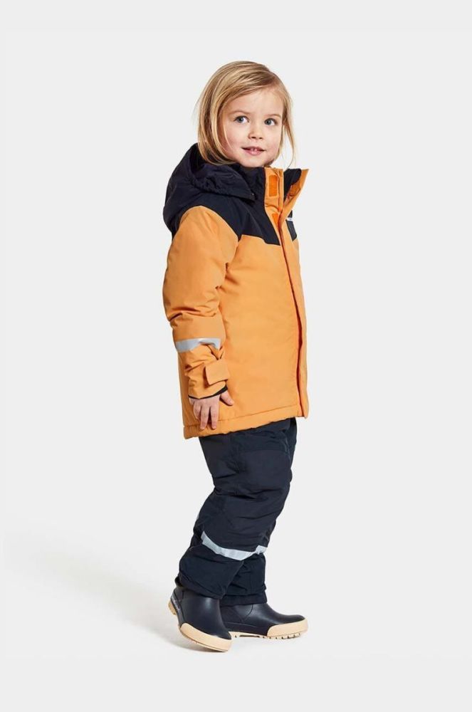 Дитячий зимовий комбінезон Didriksons SKARE KIDS SET колір жовтий фото 9