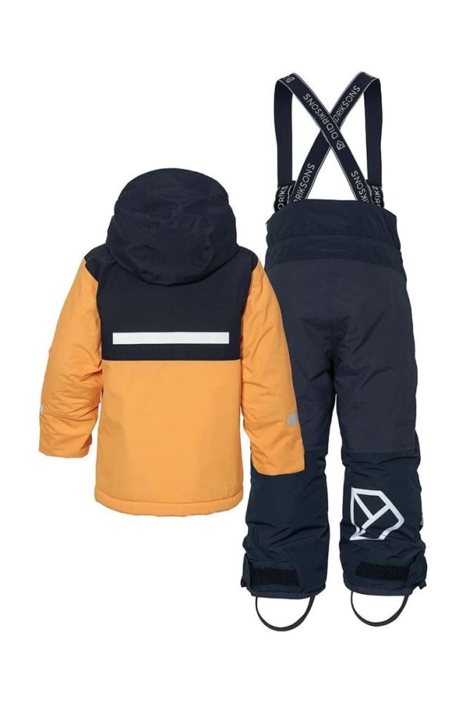 Дитячий зимовий комбінезон Didriksons SKARE KIDS SET колір жовтий фото 3