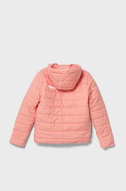 Дитяча куртка Puma ESS Hooded Padded Jacket колір помаранчевий фото 2