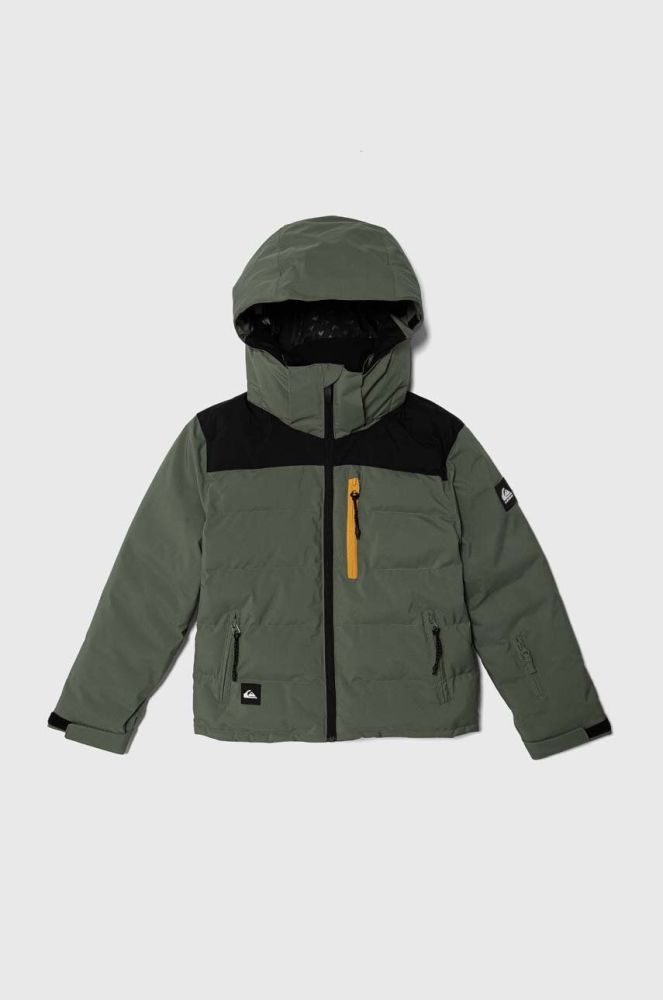 Дитяча куртка Quiksilver THE EDGE SNJT колір зелений