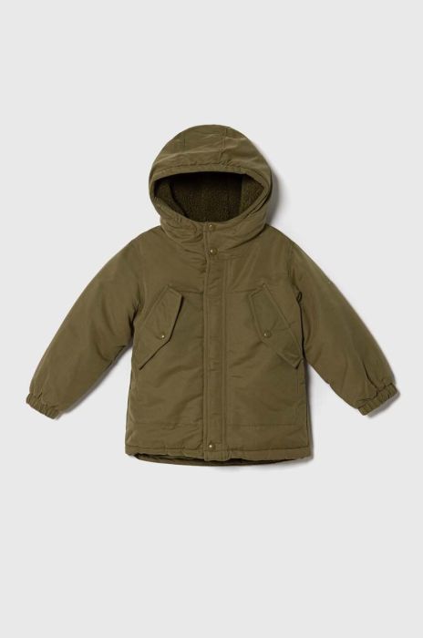 Дитяча куртка United Colors of Benetton колір зелений (3591257)