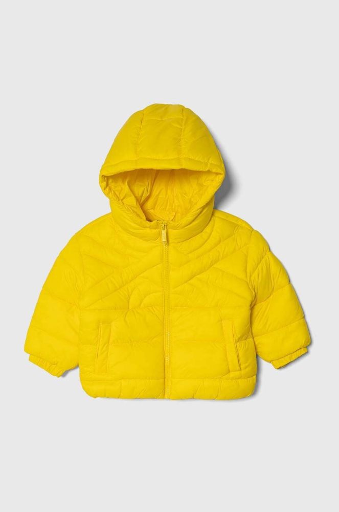 Дитяча куртка United Colors of Benetton колір жовтий (3638632)