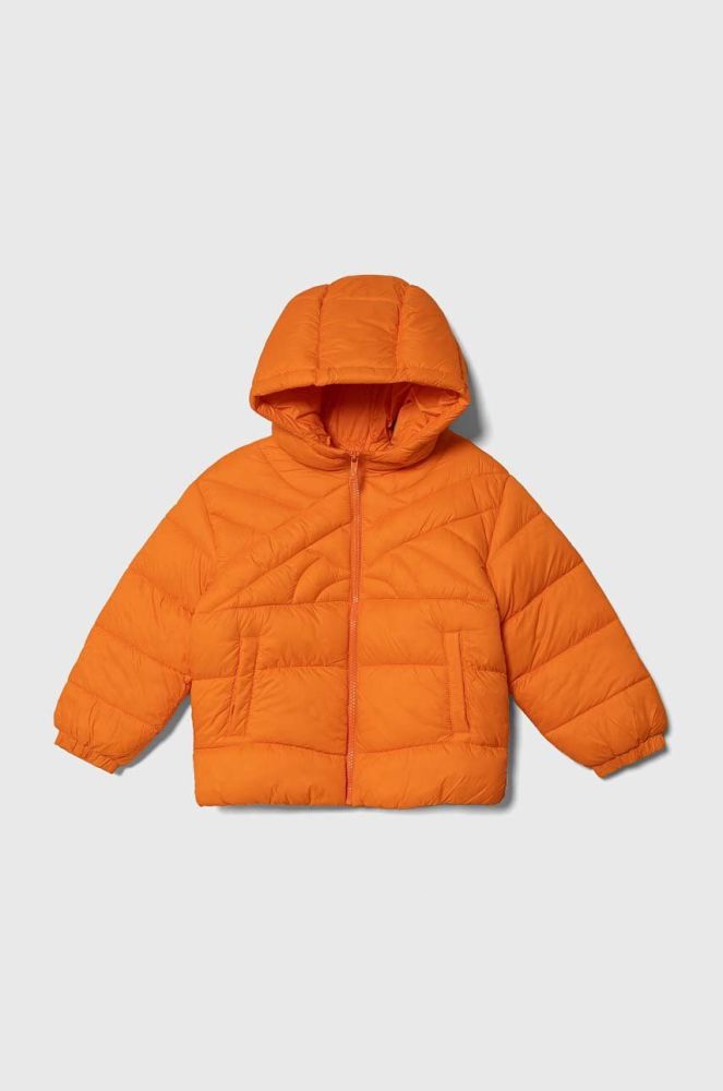 Дитяча куртка United Colors of Benetton колір помаранчевий (3638568)