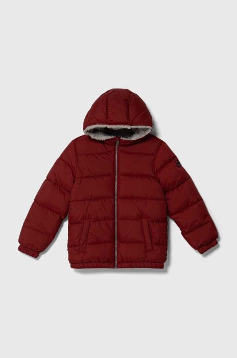 Дитяча куртка United Colors of Benetton колір бордовий (3638656)