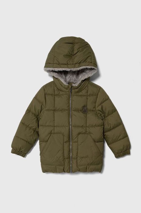 Дитяча куртка United Colors of Benetton колір зелений (3634865)