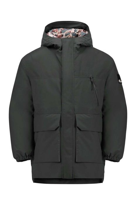 Дитяча куртка Jack Wolfskin TEEN 2L INS колір чорний