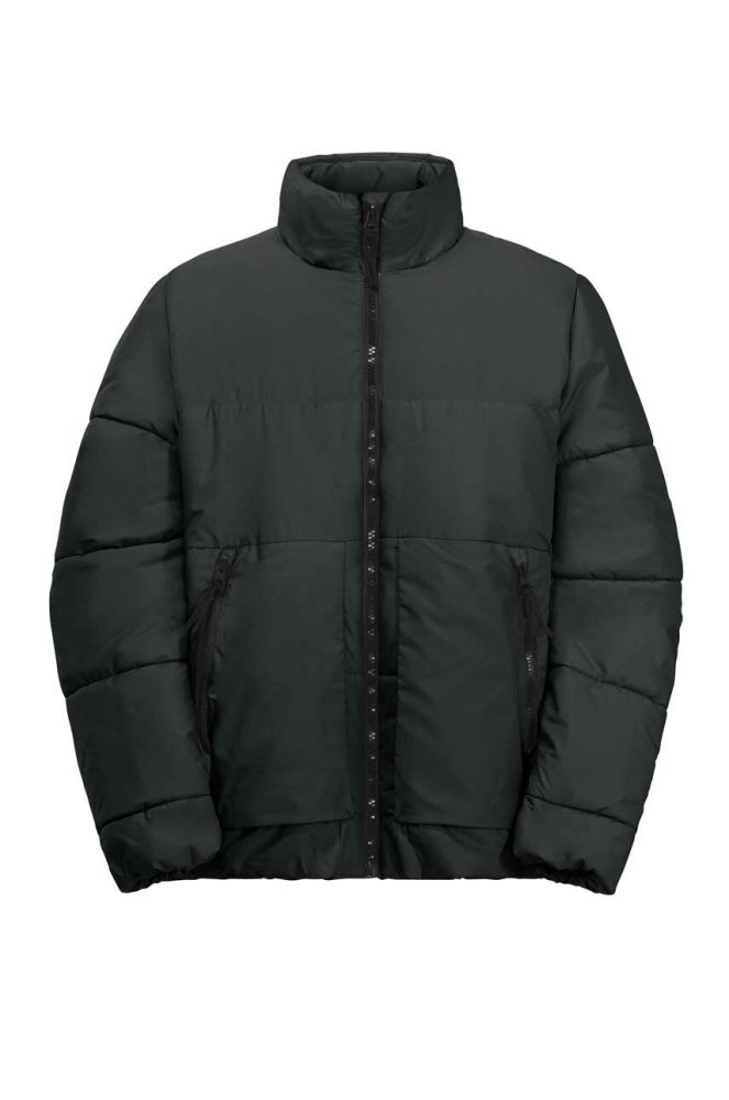 Дитяча куртка Jack Wolfskin TEEN INS колір чорний