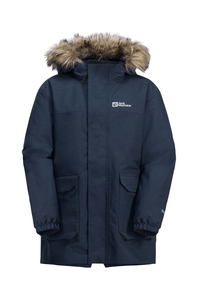 Дитяча парка Jack Wolfskin COS BEAR 3IN1 колір чорний (3586989)