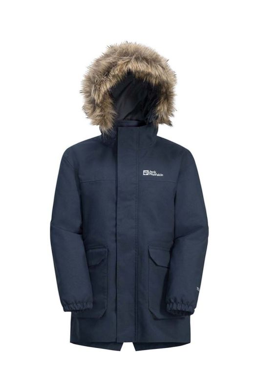 Дитяча парка Jack Wolfskin COS BEAR 3IN1 колір чорний (3586989) фото 2