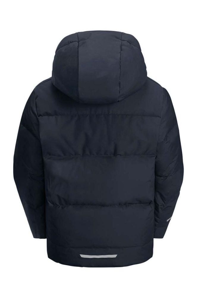 Дитяча пухова куртка Jack Wolfskin ACTAMIC DOWN колір синій фото 2