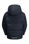 Дитяча пухова куртка Jack Wolfskin ACTAMIC DOWN колір синій