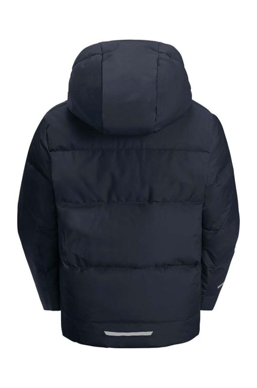 Дитяча пухова куртка Jack Wolfskin ACTAMIC DOWN колір синій фото 2