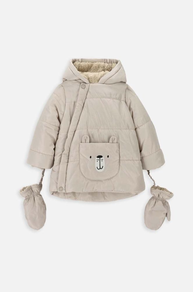 Куртка для немовлят Coccodrillo ZC3152102OBN OUTERWEAR BOY NEWBORN колір бежевий