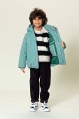 Дитяча куртка Gosoaky CHIPMUNCK колір бірюзовий