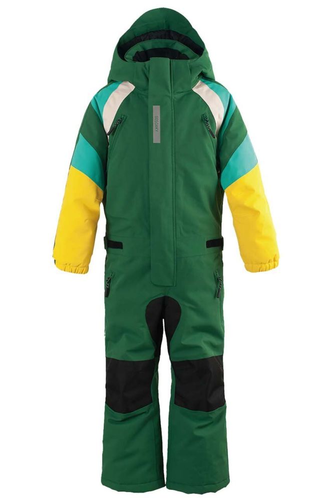 Дитячий лижний комбінезон Gosoaky PUSS IN BOOTS колір зелений
