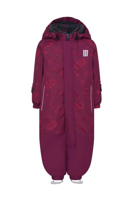 Дитячий зимовий комбінезон Lego колір фіолетовий