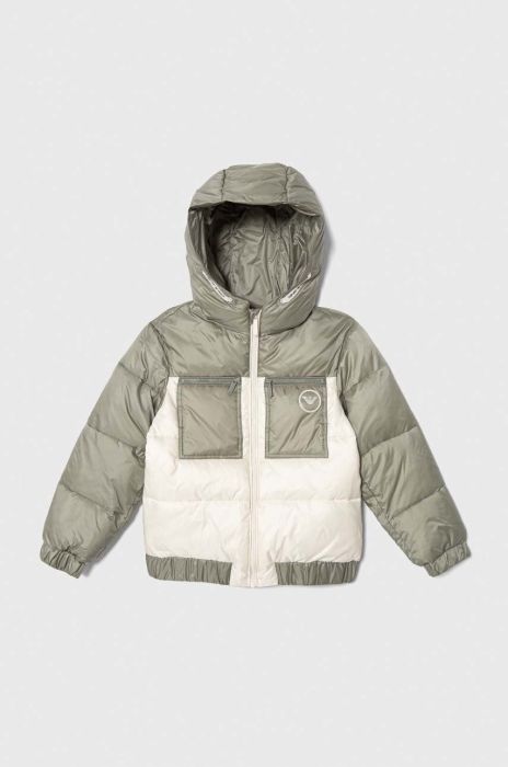 Дитяча куртка Emporio Armani колір зелений