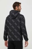 Куртка Guess чоловіча колір чорний перехідна oversize