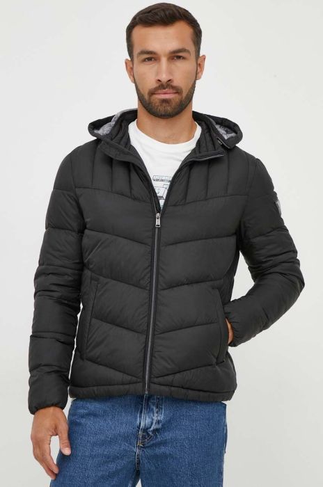 Куртка Guess чоловіча колір чорний перехідна (3381433)