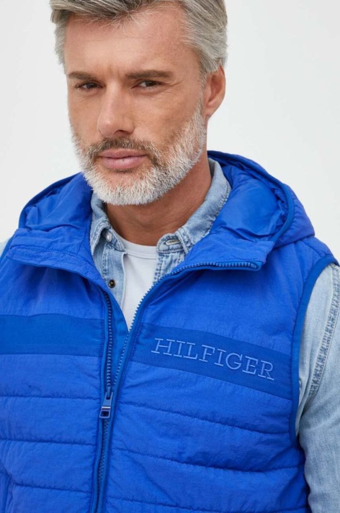 Безрукавка Tommy Hilfiger чоловічий перехідний колір блакитний (3335264) фото 4