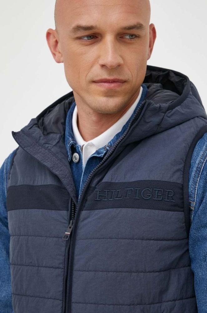 Безрукавка Tommy Hilfiger чоловічий колір синій перехідний (3335270) фото 4
