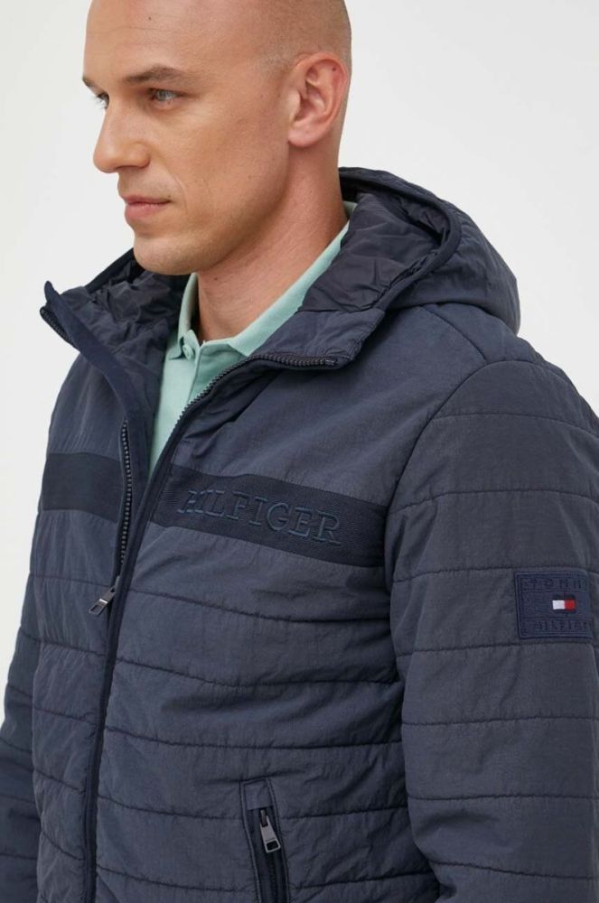 Куртка Tommy Hilfiger чоловіча колір синій перехідна (3342189) фото 4