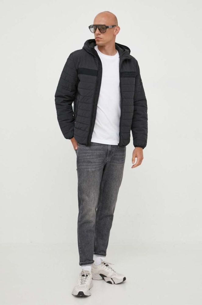 Куртка Tommy Hilfiger чоловіча колір чорний перехідна (3342184) фото 2
