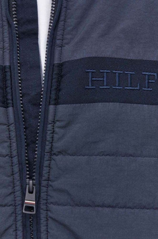 Куртка-бомбер Tommy Hilfiger чоловічий колір синій перехідна (3305964) фото 5