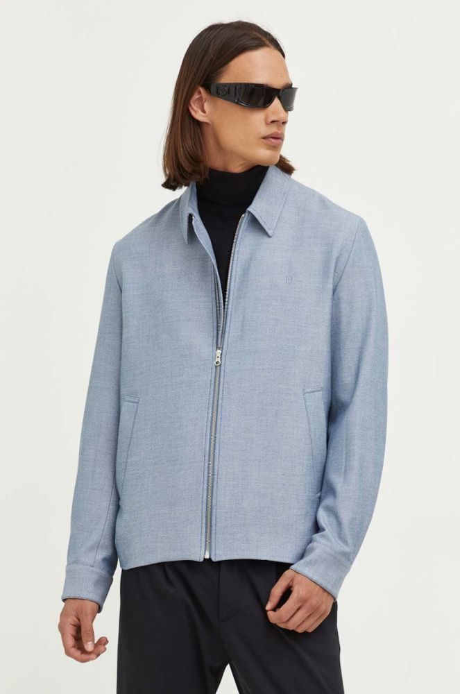 Куртка Les Deux Como чоловіча перехідна колір блакитний