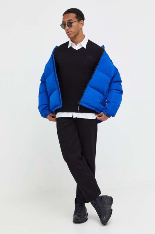 Пухова куртка Tommy Jeans чоловіча зимова колір блакитний (3369655) фото 2