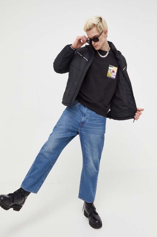 Куртка Tommy Jeans чоловіча колір чорний зимова (3284143) фото 2