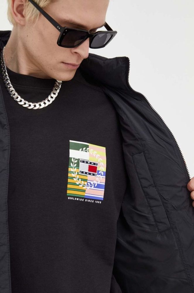 Куртка Tommy Jeans чоловіча колір чорний зимова (3284143) фото 8