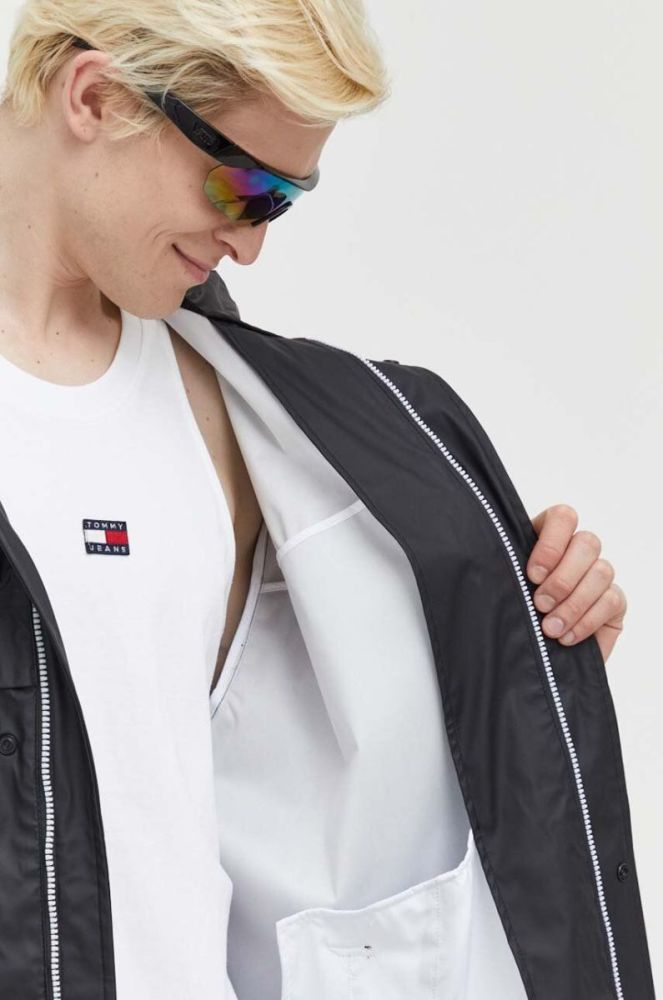 Куртка Tommy Jeans чоловіча колір чорний перехідна (3284150) фото 5