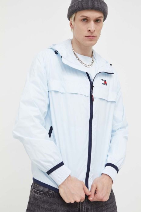 Куртка Tommy Jeans чоловіча перехідна колір блакитний (3284169)