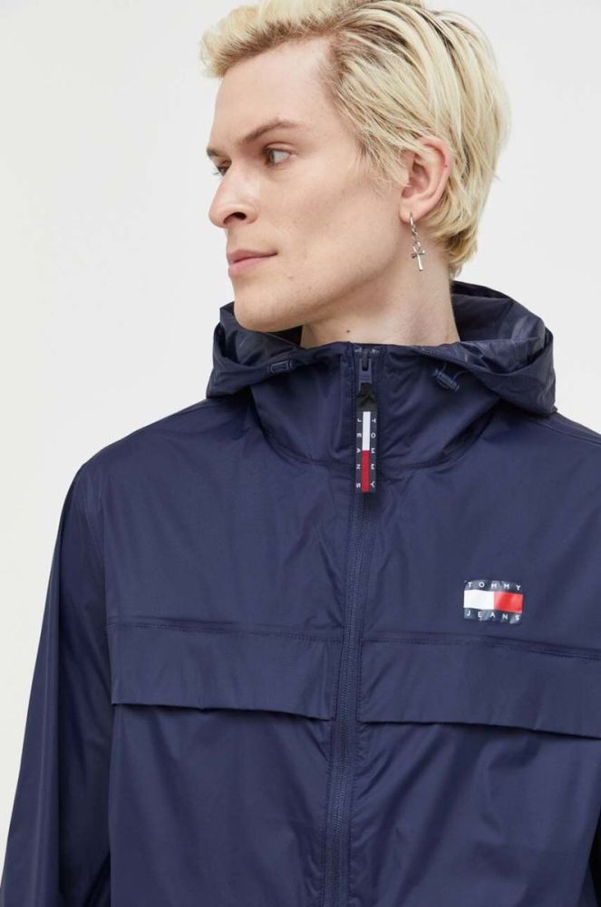 Куртка Tommy Jeans чоловіча колір синій перехідна (3284164) фото 4