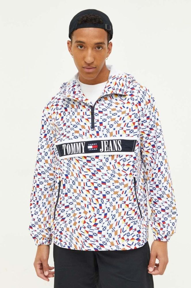 Куртка Tommy Jeans чоловіча перехідна oversize колір барвистий (3369676) фото 3