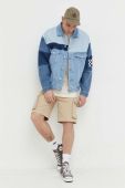 Джинсова куртка Tommy Jeans чоловіча перехідна oversize колір блакитний (3335336)