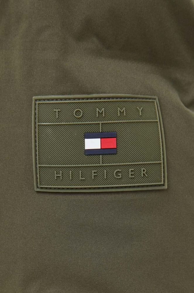 Куртка Tommy Hilfiger чоловіча колір зелений зимова (3385849) фото 7