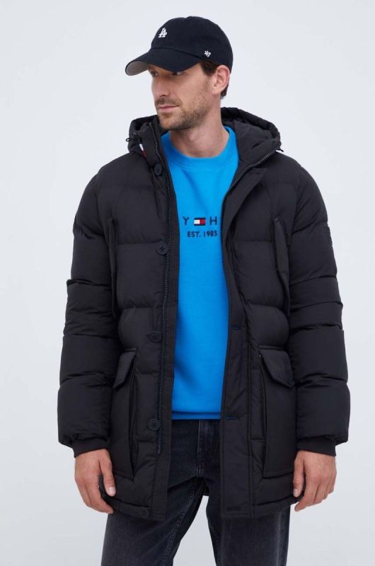 Куртка Tommy Hilfiger чоловіча колір чорний зимова (3520003) фото 2