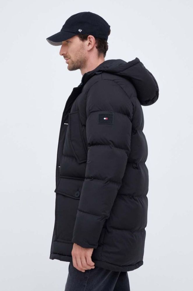 Куртка Tommy Hilfiger чоловіча колір чорний зимова (3520003) фото 4