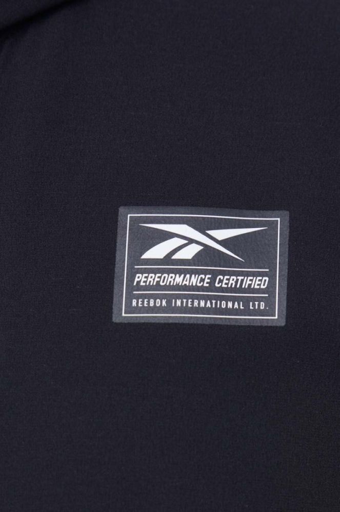 Куртка для тренувань Reebok Performance Certified Vector колір чорний перехідна фото 5