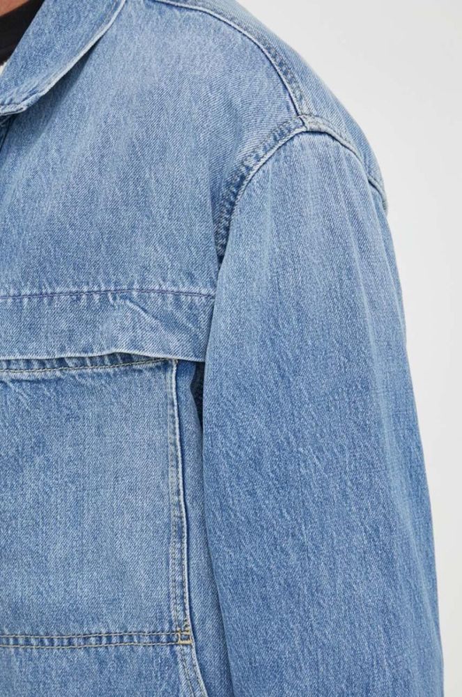 Джинсова куртка Pepe Jeans чоловіча перехідна колір блакитний (3454273) фото 6