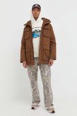 Куртка DC чоловіча колір коричневий зимова