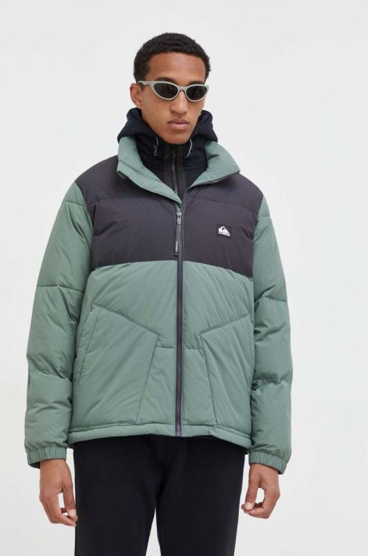 Куртка Quiksilver чоловіча колір зелений зимова фото 2